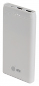Мобильный аккумулятор Cactus CS-PBFSMT-10000 10000mAh 2.1A 2xUSB белый