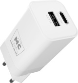 MORE CHOICE (4620202555755) NC85 1USB+1Type-C 3.0A PD 20W+QC3.0 White