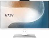 Моноблок MSI Modern AM242P 1M-1022XRU 23.8" Full HD Core 5 120U (1.4) 16Gb SSD512Gb Graphics noOS GbitEth WiFi BT 120W клавиатура мышь Cam белый 1920x1080