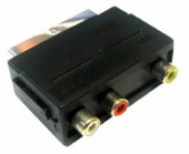 PERFEO A7007 переходник SCART (21 PIN) вилка "IN" - 3XRCA розетка видео + стерео-аудио (5)