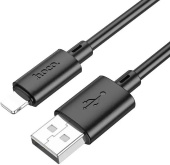 Кабель Hoco X88 Gratified USB(m) - Lightning(m) 1м черный