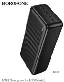 BOROFONE (6941991121517) BJ78B Black - 30000mAh 2USB