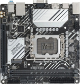 Материнская плата Asus PRIME H610I-PLUS-CSM Soc-1700 Intel H610 2xDDR5 mini-ITX AC`97 8ch(7.1) GbLAN+VGA+HDMI+DP