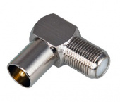 PROCONNECT (05-4311-4) переход гнездо F - штекер TV угловой (50)