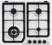 Газовая варочная панель DeLonghi BF 46 PRO RUS белый