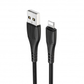 BOROFONE BX37 "Wieldy" USB-8 Pin 2.4A 1M черный