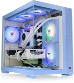 Корпус Thermaltake View 380 TG ARGB синий без БП ATX 6x120mm 2x140mm 1x200mm 2xUSB3.0 audio bott PSU
