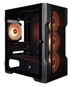 Корпус 1STPlayer TRILOBITE T3 черный без БП MiniTower mATX (T3-BK-4F7)