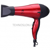 Фен ВАСИЛИСА ФН4-1400 черный с красным