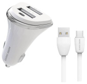 MORE CHOICE (4627151191423)AC22a АЗУ 2USB 2.4A для Type-C White