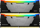 Память DDR4 2x8GB 3600MHz Kingston KF436C16RB2AK2/16 Fury Renegade RGB RTL Gaming PC4-28800 CL16 DIMM 288-pin 1.35В kit dual rank с радиатором Ret