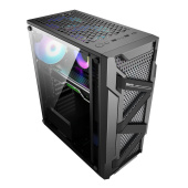 Корпус ALSEYE Корпус ALSEYE Warrior-B Mini-ITX/Micro ATX/ATX, USB2.0*2+HD Audio+USB3.0*1, «H.D.D.(3.5»)*2pcs+S.S.D(2.5»)*2pcs, 354*185*413mm»