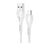 HOCO X37 "Cool Power" USB-microUSB 2.4A 1M белый