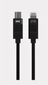 MORE CHOICE (4620202554178) K69ia 2м USB 3.0A PD 27W для Lightning ng 8-pin Type-C - 2м , черный