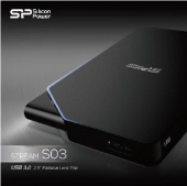 SILICON POWER 1TB STREAM S03 USB3.0  черный