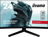 Монитор Iiyama 23.6" Red Eagle G2466HSU-B1 черный VA LED 1ms 16:9 HDMI M/M матовая 250cd 178гр/178гр 1920x1080 DisplayPort FHD 3.7кг
