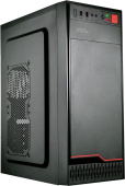 Корпус KingPrice KPCC-MD201 черный без БП MidiTowe ATX