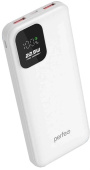 PERFEO (PF_E2074) - 10000 mAh/LED QC3.0/Type-C/2,белый