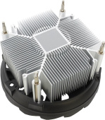 Устройство охлаждения(кулер) Aerocool BAS Soc-1200/1150/1151/1155 3-pin 24dB Al 100W 422gr Ret
