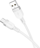 HOCO (6942007636254) X109 USB 3.0A для Type-C White 1 м