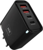 MORE CHOICE (4620202555649) NC95 2USB+2Type-C 3.0A PD 65W Black