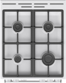 Плита Газовая Gorenje GG5A11WF белый (без крышки) реш.чугун