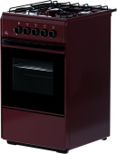 Плита Газовая Flama RG 24019 B коричневый (без крышки) реш.сталь