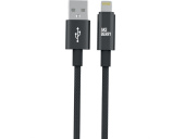AKSBERRY (6900295510014) X163 Nylon silk USB-A ? Lightning, черный