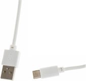 Кабель Cactus CS-USB.A.USB.C-1.2 USB (m)-USB Type-C (m) 1.2м белый блистер