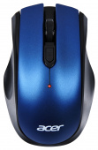 Мышь Acer OMR031 черный/синий оптическая (1600dpi) беспроводная USB (3but)