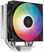 Устройство охлаждения(кулер) Deepcool AG400 LED Soc-AM5/AM4/1151/1200/1700 4-pin 18-32dB Al+Cu 130W 614gr LED Ret