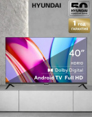 Телевизор HYUNDAI H-LED43BU7006 Android TV Frameless black 4K Ultra HD