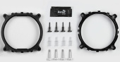 Устройство охлаждения(кулер) Aerocool Verkho 5 DARK Soc-AM4/AM3+/1150/1151/1200/2011 4-pin 15-27dB Al+Cu 150W 741gr LED Ret