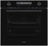 Встраиваемый электрический духовой шкаф Weissgauff EOM 751 PDB Black Edition черный