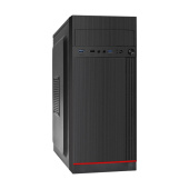 Корпус ExeGate AA-442U2 черный без БП MidiTower ATX (EX290174RUS)
