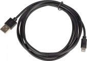 Кабель USB (m)-Lightning (m) 2м черный