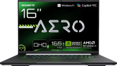 Ноутбук 16" Gigabyte Aero X16 1WH серебристый Ryzen AI 7 350 32Gb/1Tb RTX5070 8Gb W11H (1WH93KZC64DH)