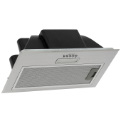 Вытяжка встраиваемая Krona Ameli LIGHT 600 INOX PB нержавеющая сталь управление: кнопочное (1 мотор)