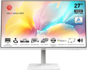 Монитор MSI 27" Modern MD272QXPW белый IPS LED 1ms 16:9 HDMI M/M матовая HAS Piv 400cd 178гр/178гр 2560x1440 100Hz DP WQ USB 5.85кг