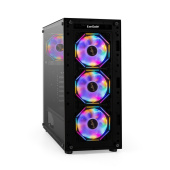 Корпус ExeGate i3 BASE черный  без БП Miditower ATX (EX294967RUS)