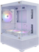 Корпус 1STPlayer MIKU Mi2-A белый без БП MiniTower mATX (Mi2-A-WH-2F1R-W-1F1-W)