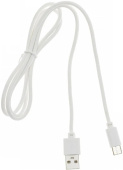 Кабель Cactus CS-USB.A.USB.C-1 USB (m)-USB Type-C (m) 1м белый блистер