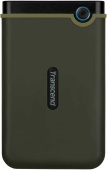 Жесткий диск Transcend USB 3.0 1Tb TS1TSJ25M3G StoreJet 25H3 (5400rpm) 2.5" зеленый