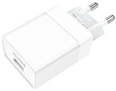 BOROFONE (6931474728296) BA47A Mighty 1USB QC3.0 (белый)