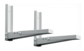 Кронштейн для СВЧ Holder MWS-2002 металлик макс.40кг настенный фиксированный