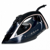 Утюг DELTA LUX DE-3001 черный с бронзовым