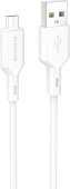 BOROFONE (6974443384499) BX70mUSB 2.4A microUSB белый - 1,0m