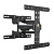 Кронштейн для телевизора Kromax Ultra Slim-101 черный 21"-70" макс.45кг настенный поворот и наклон (90652)