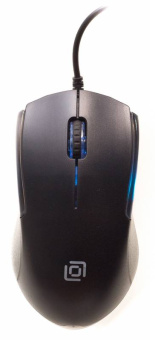 Мышь Оклик 245M черный оптическая (1000dpi) USB (3but)
