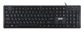 Клавиатура Acer OKW020 черный USB slim